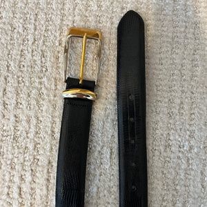 Barcelino Genuine Lizard Belt